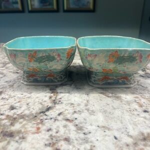 Antique Chinese Tongzhi Porcelain Bowls (2bowls)
